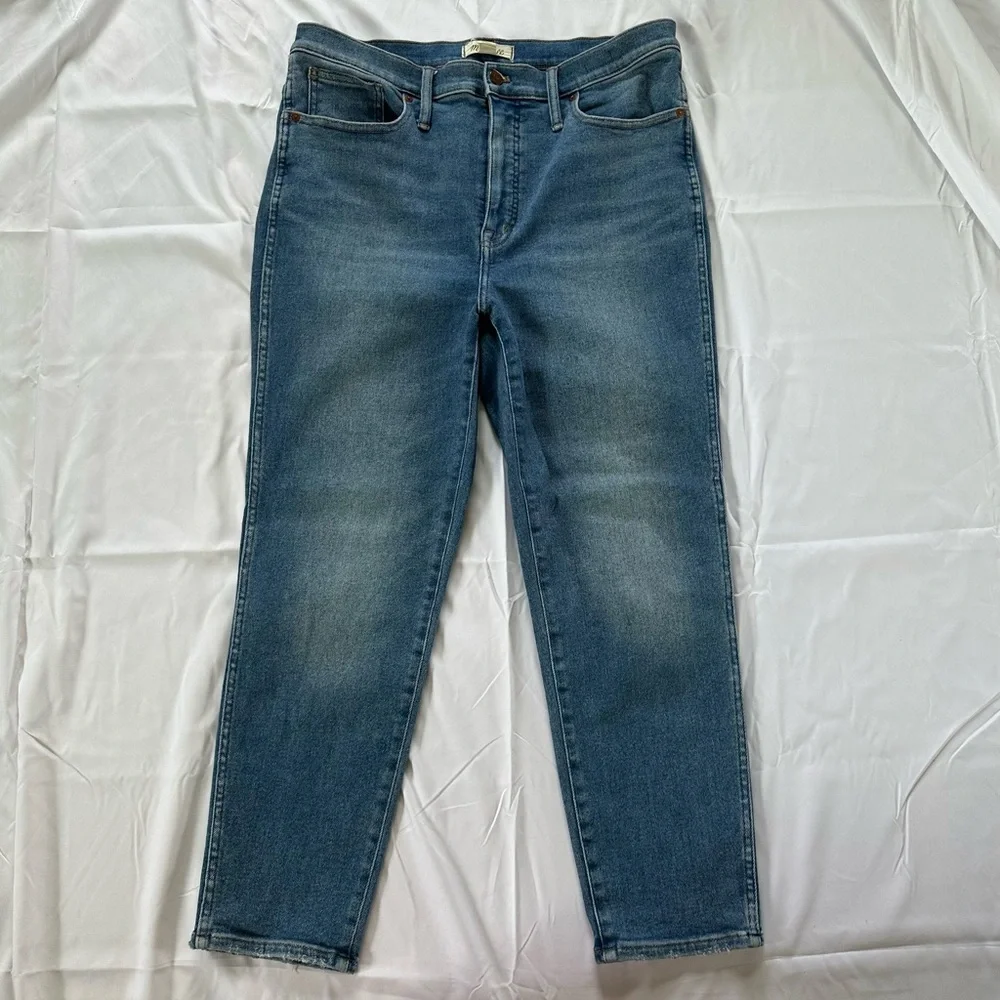 Madewell High Rise Stovepipe Crop Jeans Ditmas Wash Women’s 32